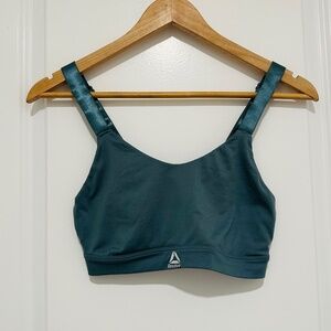 Reebok Women’s Medium Sports Bra Slate Blue Convertible Straps